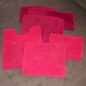 Set of 8 Bath rugs